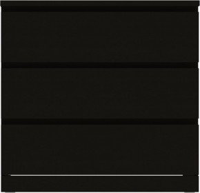 Комод Варма 3 с тремя выдвижными ящиками, цвет ясень черный в Верхней Пышме - verhnyaya-pyshma.mebel24.online | фото 2