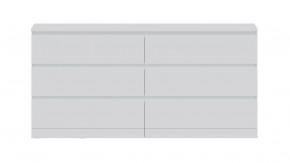 Комод Варма 6Д большой с шестью выдвижными ящиками, цвет белый в Верхней Пышме - verhnyaya-pyshma.mebel24.online | фото 2