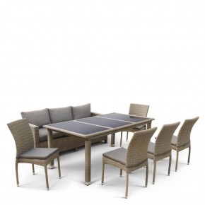 Комплект плетеной мебели T365/S65/Y380B-W65 Light Brown (8+1) в Верхней Пышме - verhnyaya-pyshma.mebel24.online | фото 3