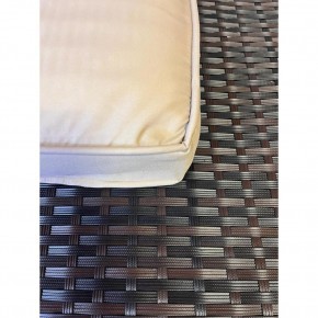 Комплект плетеной мебели  YR822Br Brown-Beige (подушка бежевая) в Верхней Пышме - verhnyaya-pyshma.mebel24.online | фото 2