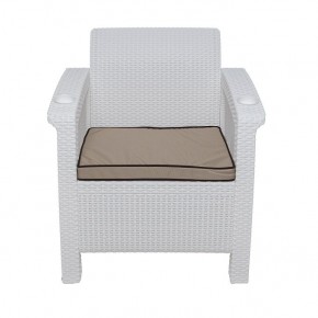Комплект уличной мебели Yalta Premium Terrace Set (Ялта) белый (+подушки под спину) в Верхней Пышме - verhnyaya-pyshma.mebel24.online | фото 6