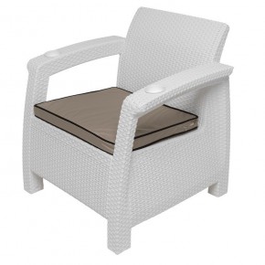 Комплект уличной мебели Yalta Premium Terrace Set (Ялта) белый (+подушки под спину) в Верхней Пышме - verhnyaya-pyshma.mebel24.online | фото 7