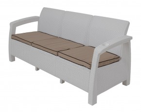 Комплект уличной мебели Yalta Premium Terrace Triple Set (Ялта) белый (+подушки под спину) в Верхней Пышме - verhnyaya-pyshma.mebel24.online | фото 2