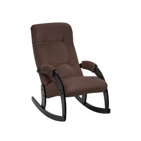 Кресло-качалка Модель 67 Венге, ткань V 26 в Верхней Пышме - verhnyaya-pyshma.mebel24.online | фото
