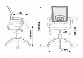 Кресло компьютерное CH-695N/SL/OR/BLACK в Верхней Пышме - verhnyaya-pyshma.mebel24.online | фото 6