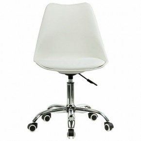 Кресло стул BRABIX "Eames MG-310 CH", хром, пластик белый, экокожа белая, 532923 в Верхней Пышме - verhnyaya-pyshma.mebel24.online | фото 1