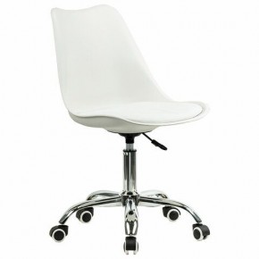 Кресло стул BRABIX "Eames MG-310 CH", хром, пластик белый, экокожа белая, 532923 в Верхней Пышме - verhnyaya-pyshma.mebel24.online | фото 2