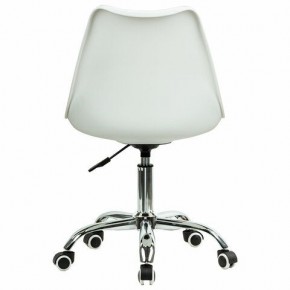 Кресло стул BRABIX "Eames MG-310 CH", хром, пластик белый, ткань серая, 532924 в Верхней Пышме - verhnyaya-pyshma.mebel24.online | фото 4