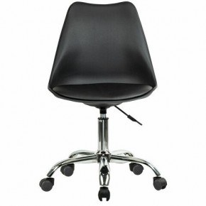 Кресло стул BRABIX "Eames MG-310 CH", хром, пластик черный, экокожа черная, 532925 в Верхней Пышме - verhnyaya-pyshma.mebel24.online | фото 1