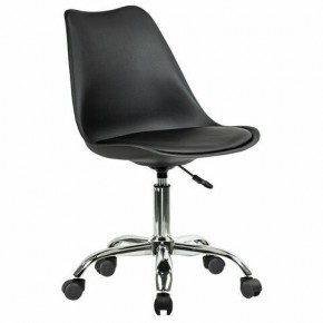 Кресло стул BRABIX "Eames MG-310 CH", хром, пластик черный, экокожа черная, 532925 в Верхней Пышме - verhnyaya-pyshma.mebel24.online | фото 2