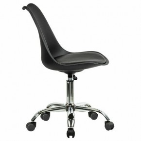 Кресло стул BRABIX "Eames MG-310 CH", хром, пластик черный, экокожа черная, 532925 в Верхней Пышме - verhnyaya-pyshma.mebel24.online | фото 3