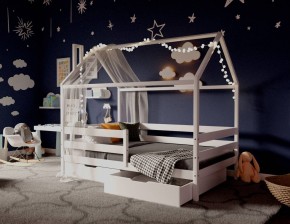 Кровать-домик 80*190 Белый в Верхней Пышме - verhnyaya-pyshma.mebel24.online | фото