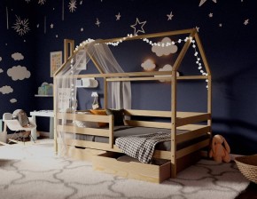 Кровать-домик 80*190 без покраски в Верхней Пышме - verhnyaya-pyshma.mebel24.online | фото