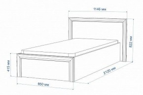 Кровать односпальная Нобиле Кр-90 в Верхней Пышме - verhnyaya-pyshma.mebel24.online | фото 2