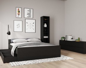 Кровать ОРИОН двухспальная с ортопедическим основанием 180х200, цвет Дуб Венге в Верхней Пышме - verhnyaya-pyshma.mebel24.online | фото 3
