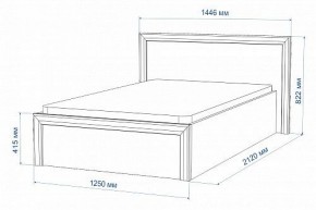 Кровать полутораспальная Нобиле Кр-120 в Верхней Пышме - verhnyaya-pyshma.mebel24.online | фото 3