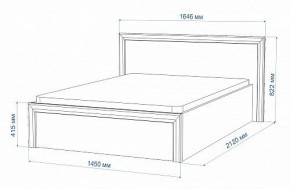 Кровать полутораспальная Нобиле Кр-140 в Верхней Пышме - verhnyaya-pyshma.mebel24.online | фото 2