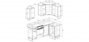 Кухонный гарнитур Антик 2000*1200 (Стол. 26мм) в Верхней Пышме - verhnyaya-pyshma.mebel24.online | фото 2
