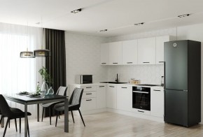 Кухонный гарнитур Белый Глянец 2600*1600 (Стол. 38мм) в Верхней Пышме - verhnyaya-pyshma.mebel24.online | фото 1