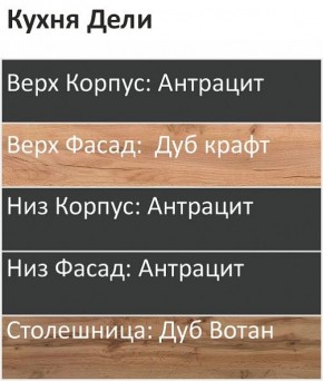 Кухонный гарнитур Дели 1800 (Стол. 38мм) в Верхней Пышме - verhnyaya-pyshma.mebel24.online | фото 3