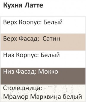 Кухонный гарнитур Латте 1000 (Стол. 38мм) в Верхней Пышме - verhnyaya-pyshma.mebel24.online | фото 3