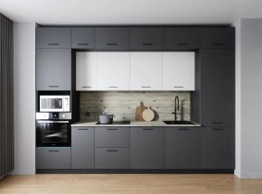 Кухонный гарнитур Меренга 3400 (Стол. 26мм) в Верхней Пышме - verhnyaya-pyshma.mebel24.online | фото