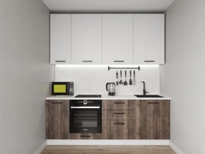 Кухонный гарнитур Старое Дерево 2200 h950 (Стол. 26мм) в Верхней Пышме - verhnyaya-pyshma.mebel24.online | фото