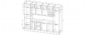 Кухонный гарнитур Старое Дерево 3400 (Стол. 38мм) в Верхней Пышме - verhnyaya-pyshma.mebel24.online | фото 2