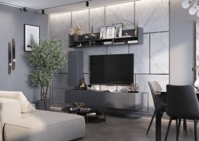 КВИНТА Гостиная 1600 (темно серый) в Верхней Пышме - verhnyaya-pyshma.mebel24.online | фото 1