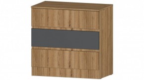 ЛЕНОРА Комод 3 ящика (графит) в Верхней Пышме - verhnyaya-pyshma.mebel24.online | фото