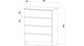 ЛЕНОРА Спальный гарнитур (модульный) графит в Верхней Пышме - verhnyaya-pyshma.mebel24.online | фото 3