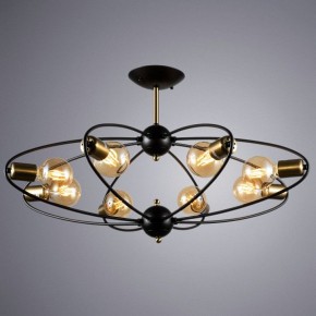 Люстра на штанге Arte Lamp Glasgow A1963PL-8BK в Верхней Пышме - verhnyaya-pyshma.mebel24.online | фото 2
