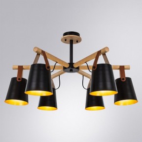 Люстра на штанге Arte Lamp Thomas A7032PL-6BK в Верхней Пышме - verhnyaya-pyshma.mebel24.online | фото 2