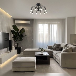 Люстра на штанге Eurosvet Ragno 90035/10 LED черный в Верхней Пышме - verhnyaya-pyshma.mebel24.online | фото 5