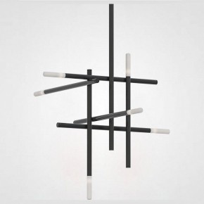 Люстра на штанге Imperiumloft Traverse Black TRAVERSE01 в Верхней Пышме - verhnyaya-pyshma.mebel24.online | фото