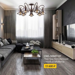 Люстра на штанге Omnilux Molfetta OML-50607-07 в Верхней Пышме - verhnyaya-pyshma.mebel24.online | фото 2