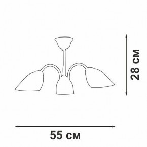 Люстра на штанге Vitaluce V3335 V3335-7/3PL в Верхней Пышме - verhnyaya-pyshma.mebel24.online | фото 3