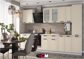 Модульная кухня Альфа холст брюле в Верхней Пышме - verhnyaya-pyshma.mebel24.online | фото 1