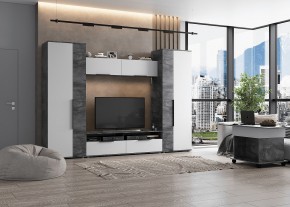 МОНИКА Гостиная (модульная) айрон рок в Верхней Пышме - verhnyaya-pyshma.mebel24.online | фото 1