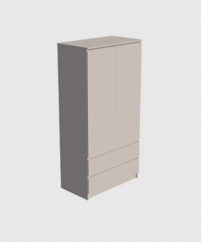 МОРИ МШ 900.1 Шкаф с 2-мя дв. и 2-мя ящ. (Сатин) в Верхней Пышме - verhnyaya-pyshma.mebel24.online | фото 2