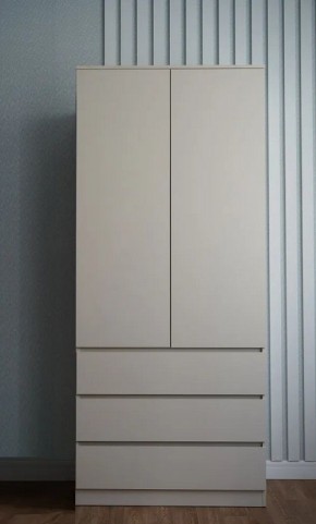 МОРИ МШ 900.2 Шкаф с 2-мя дв. и 3-мя ящ. ВЫСОКИЙ (Сатин) в Верхней Пышме - verhnyaya-pyshma.mebel24.online | фото