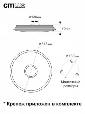 Накладной светильник Citilux Старлайт Смарт CL703A65G в Верхней Пышме - verhnyaya-pyshma.mebel24.online | фото 13