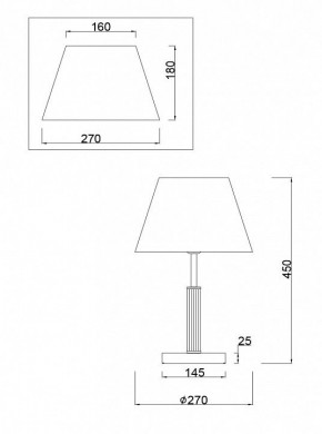Настольная лампа декоративная Freya Clarissa FR5020TL-01CH в Верхней Пышме - verhnyaya-pyshma.mebel24.online | фото 3