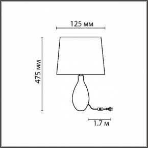 Настольная лампа декоративная Lumion Yara 8137/1T в Верхней Пышме - verhnyaya-pyshma.mebel24.online | фото 4