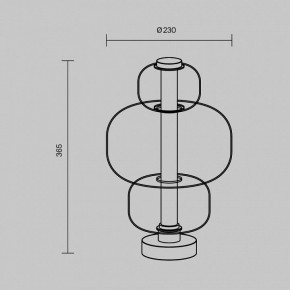 Настольная лампа декоративная Maytoni Atmos MOD364TL-L15W3K в Верхней Пышме - verhnyaya-pyshma.mebel24.online | фото 5