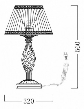 Настольная лампа декоративная Maytoni Grace ARM247-00-G в Верхней Пышме - verhnyaya-pyshma.mebel24.online | фото 7
