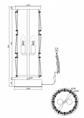 Настольная лампа декоративная Maytoni Puntes MOD043TL-02G в Верхней Пышме - verhnyaya-pyshma.mebel24.online | фото 3