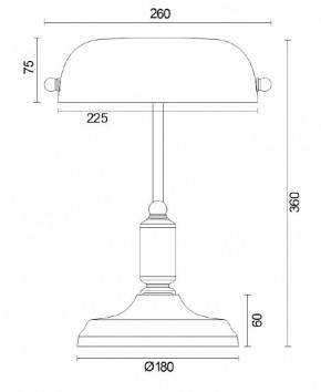 Настольная лампа офисная Maytoni Kiwi Z153-TL-01-BS в Верхней Пышме - verhnyaya-pyshma.mebel24.online | фото 2