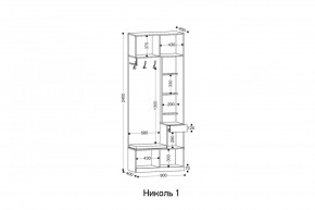 НИКОЛЬ Прихожая (модульная) в Верхней Пышме - verhnyaya-pyshma.mebel24.online | фото 3