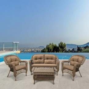 Плетеный комплект для отдыха LV-520BB Beige/Beige в Верхней Пышме - verhnyaya-pyshma.mebel24.online | фото 2